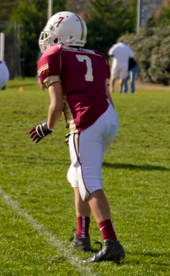 Me playing football