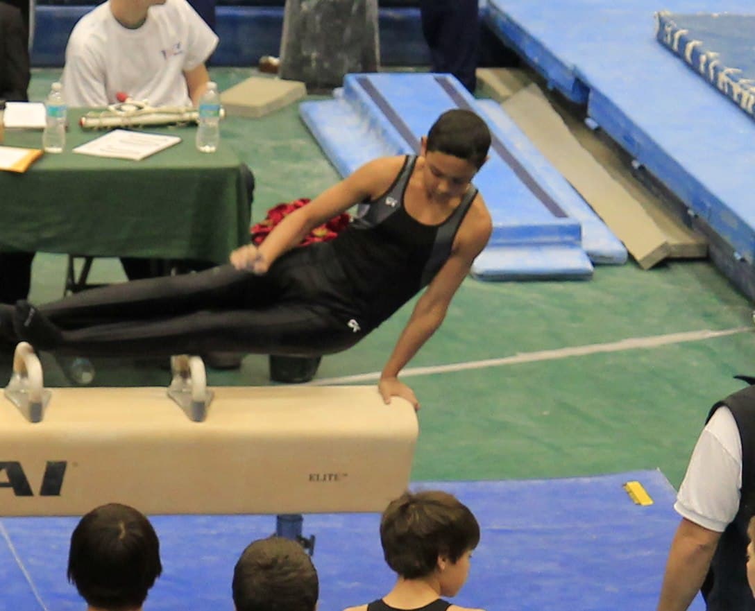 Me on the pommel horse