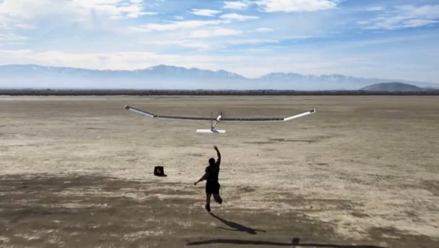A HAPS flight test in the Mojave Desert